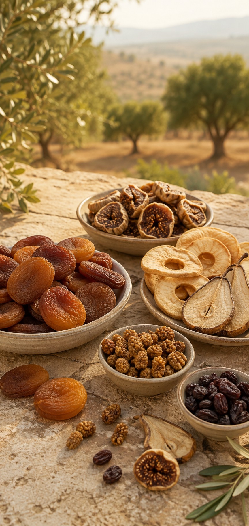 Natural & conventional dried fruits