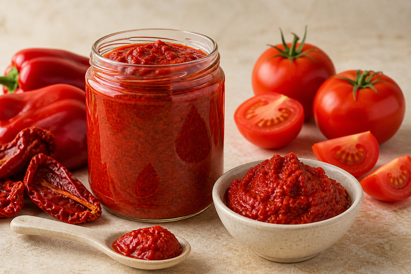 Sweet pepper and tomato specialties